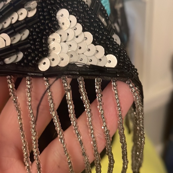 Rare Vintage Beaded & Sequined Coverlet by Shawmark Las Vegas, Inc. - Picture 6 of 8